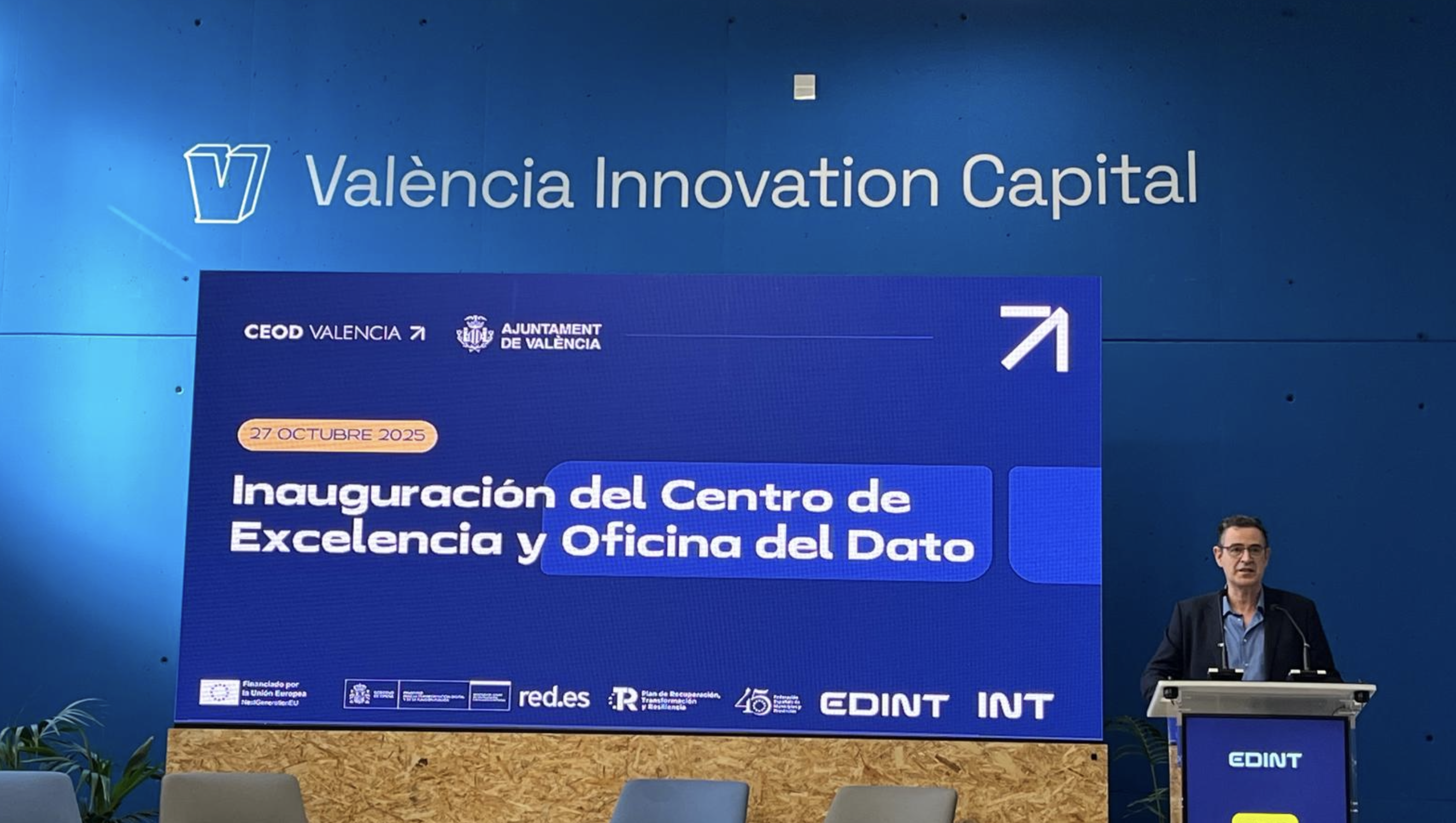 Transformación digital en Valencia: el COIICV participa en la inauguración del proyecto EDINT