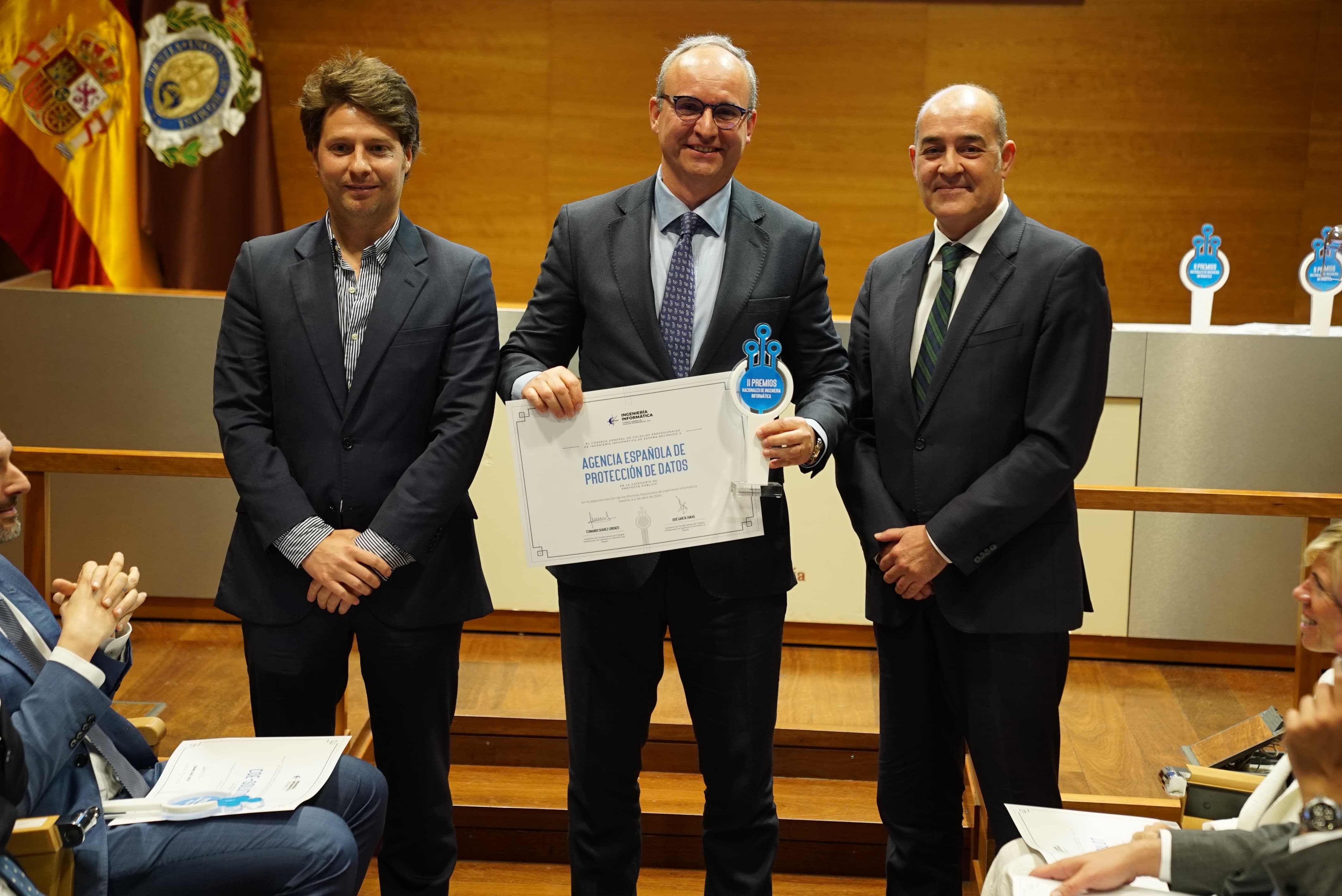 El COIICV participa en el acto de entrega de los II Premios Nacionales de Ingeniería Informática del CCII