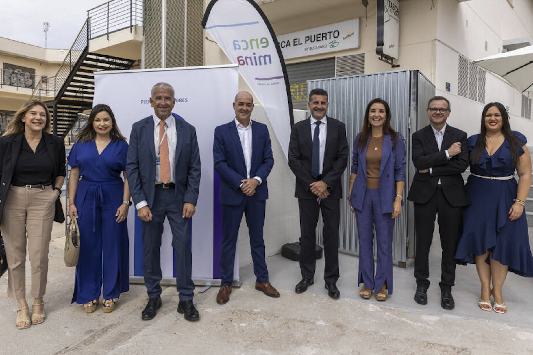 El COIICV asiste a la inauguración de las oficinas de Encamina en el Puerto de Sagunto